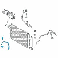 OEM 2015 Ford Transit Connect AC Tube Diagram - DV6Z-19972-B