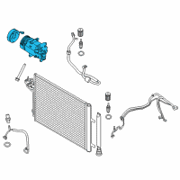 OEM 2015 Ford Transit Connect Compressor Assembly Diagram - CV6Z-19703-M