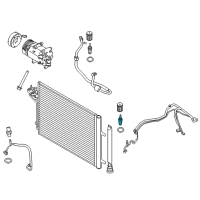OEM 2014 Ford Transit Connect Hose & Tube Assembly Valve Diagram - 1S7Z-19D701-A