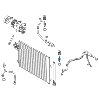 OEM Ford Hose & Tube Assembly Valve Diagram - 1S7Z-19D701-A