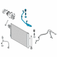 OEM 2016 Ford Transit Connect AC Line Diagram - KV6Z-19D742-E