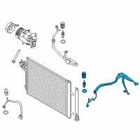 OEM 2018 Ford Transit Connect Hose & Tube Assembly Diagram - DV6Z-19A834-A