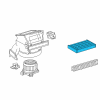 OEM Toyota Matrix Filter Diagram - 87139-02090