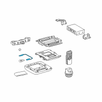 OEM Toyota Land Cruiser Dome Lamp Assembly Diagram - 81206-60020-B0