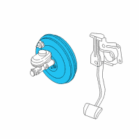 OEM Jeep Booster-Power Brake Diagram - 5011261AB