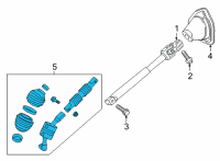 OEM Chevrolet Silverado 1500 LD Lower Shaft Diagram - 85153846