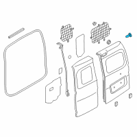 OEM Chevrolet City Express Door Shell Plug Diagram - 19317529