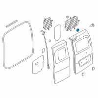 OEM 2015 Chevrolet City Express Door Shell Plug Diagram - 19316790