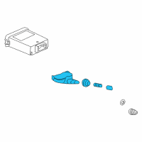 OEM Honda Element Sensor Assembly, Tpms Diagram - 42753-TR3-A81