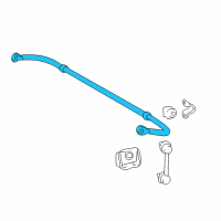 OEM Lexus RX350 Bar, Stabilizer, Rear Diagram - 48812-0E090