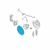 OEM 2008 Chevrolet Equinox Rotor Diagram - 20892952