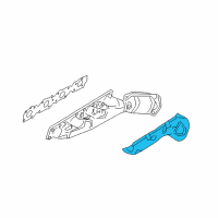 OEM 2013 Infiniti QX56 Cover-Exhaust Manifold Diagram - 16590-1ZR0A