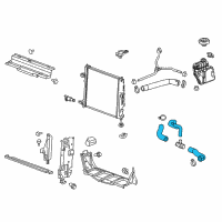 OEM 2019 Cadillac ATS Lower Hose Diagram - 84128674