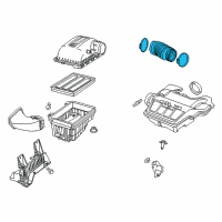 OEM Ram 1500 Clean Air Duct Diagram - 53032044AC