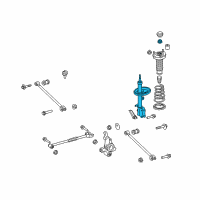 OEM 2014 Toyota Venza Strut Diagram - 48540-09894