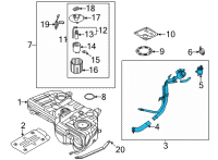 OEM Hyundai Santa Cruz FILLER NECK & HOSE ASSY Diagram - 31030-K5000