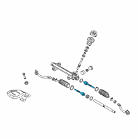 OEM Kia Forte5 Inner Ball Joint Assembly Diagram - 56540A7000