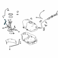 OEM 2022 Toyota Venza Fuel Pump Wiring Harness Diagram - 7778542070