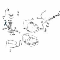 OEM Harness, Fuel Pump Diagram - 77785-42070