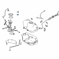 OEM 2022 Toyota Corolla Tube Assembly Clip Diagram - 77241-02010