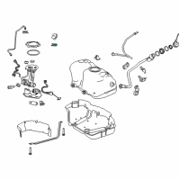 OEM 2018 Toyota Camry Tube Assembly Clip Diagram - 77241-02010