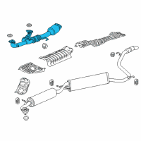 OEM Honda Odyssey CONVERTER Diagram - 18150-5MR-A61