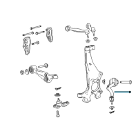 OEM 2015 Lexus LS460 Bolt, W/Washer Diagram - 90119-16016