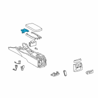 OEM 2012 Lexus IS250 Lock Sub-Assy, Console Compartment Door Diagram - 58908-53041-A5