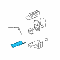 OEM 2004 Chevrolet Silverado 2500 HD Oil Pan Gasket Diagram - 12567777