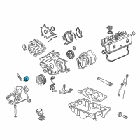 OEM Adjuster, Timing Belt Diagram - 14510-P5A-003