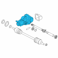 OEM 2016 BMW X3 Rear Axle Drive Differential Diagram - 33-10-7-636-994