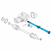 OEM BMW X4 Rear Drive Shaft Assembly Diagram - 26-10-7-612-791