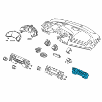 OEM 2016 Honda Civic Case Set *NH869L* Diagram - 79603-TBA-A61ZA