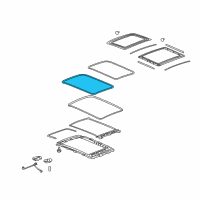 OEM Buick Envision Weatherstrip Diagram - 22967982