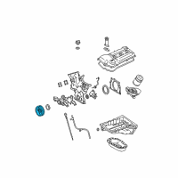 OEM Crankshaft Damper Diagram - 13470-31014