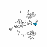 OEM Toyota Housing Diagram - 15670-31010