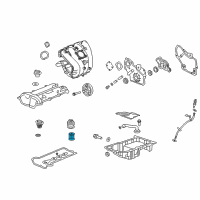 OEM 2014 Chevrolet Equinox Filter Element Diagram - 19260345