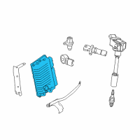 OEM Lexus Engine Control Computer Diagram - 89661-78510