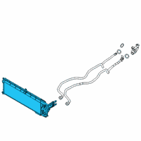 OEM BMW X4 TRANSMISSION OIL COOLER Diagram - 17-21-9-487-254