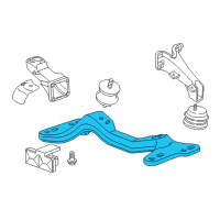 OEM BMW Z3 Cross Member Diagram - 24-70-1-136-499