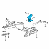 OEM 2015 Dodge Dart Refurbished Suspension Steering Knuckle/Spindle Diagram - 68080586AD