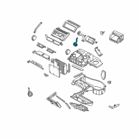 OEM 1997 Pontiac Grand Prix Actuator Asm, Mode Valve Diagram - 52487750