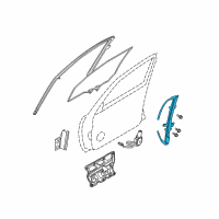 OEM Nissan Altima Regulator Assy-Door Window, Rh Diagram - 80720-8J000