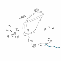 OEM Pontiac Bonneville ROD, Door Locking Diagram - 25714547