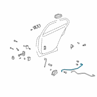 OEM Pontiac Bonneville ROD, Door Locking Diagram - 25656976