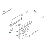 OEM 2011 Kia Sorento Power Window Sub Unit Assembly Diagram - 935831U000