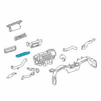 OEM 2004 Cadillac XLR Filter Asm-Pass Compartment Air Diagram - 15861929