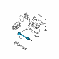 OEM 2004 BMW 325xi Shafts Rear Right Cv Axle Shaft Diagram - 33-21-7-504-523