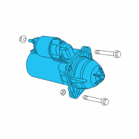 OEM 2016 Ram ProMaster 3500 Electrical Engine Starter Diagram - 4727610AB