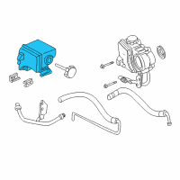 OEM Pontiac Grand Am Reservoir Kit, P/S Fluid Diagram - 26086235